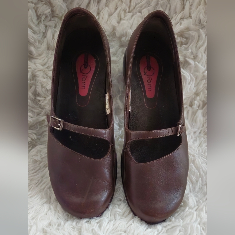 Merrell Emme Dark Brown Mary Jane Q Form Rubber Sole Shoes - Size 11